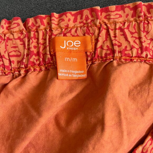 womens' Joe Fresh mini skirt Medium in orange and red - Picture 5 of 5